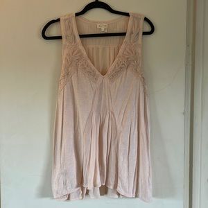 Anthropologie Pink Tunic Tank